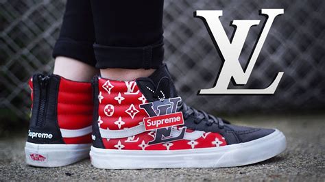 louis vuitton supreme collab vans|supreme x Louis Vuitton collection.